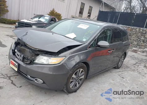 2014 Honda Odyssey Touring/Touring Elite from USA, damaged, VIN 5FNRL5H99EB079076